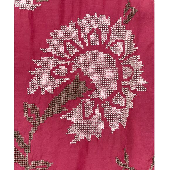 Payal Pratap Anthropologie Women's Boho Pink Top Size 6 M - Picture 3 of 10